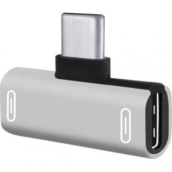 Type-C Dual USB Adapter for Xiaomi Redmi & Samsung Galaxy