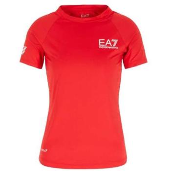 Red Sport T-Shirt L Poliamida Short Sleeve Multi-Activity