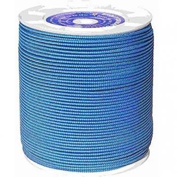 HYC Cuerda Trenzada Doble 04.5mm Nylon Blanco/Azul 500m