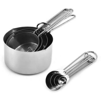 8pcs Rose Gold Measuring Spoons Set