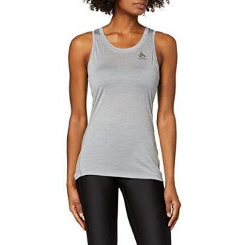Maglietta Intima Tecnica Senza Maniche Odlo Performance Wool Light per Donna, L, Grigia