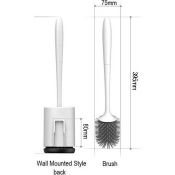 Waterproof Bathroom Essentials: Toilet Brush, Toilet Paper Holder, Trash Can & Storage Box