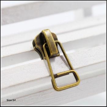 10pcs Light Coppery Metal Zipper Pulls for Handbags