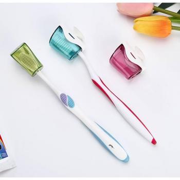 Suction Cup Trio Toothbrush Rack for Bathroom Wall