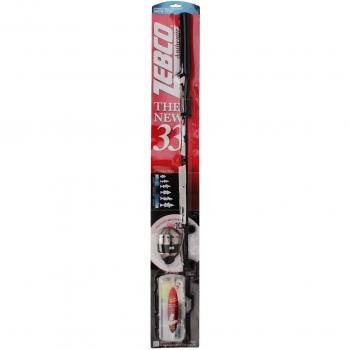 Zebco Spincast Kombi Set 3490KA Silber – 29‑teiliges Tackle für Erwachsene (Unisex)