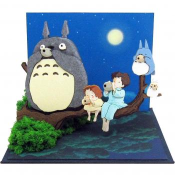 Mini Totoro Ocarina Sound Paper Art