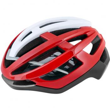 Casco FORCE LYNX Nero-Rosso-Bianco M-L
