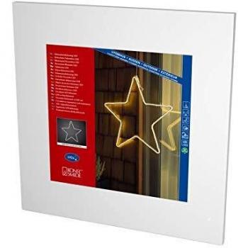 Konstsmide 3098-102 Immagine per finestra LED Stella Bianco caldo LED (monocolore) Bianco ERP: F (A - G)