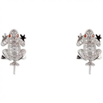Brincos Lancaster Femme – JLA‑EAR‑FROG‑1
