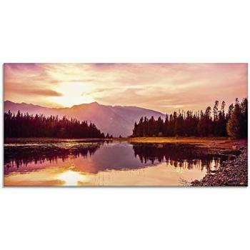 Artland Glasbild »Grand Teton Gebirge bei Dämmerung«, (1 St.), in verschiedenen Größen