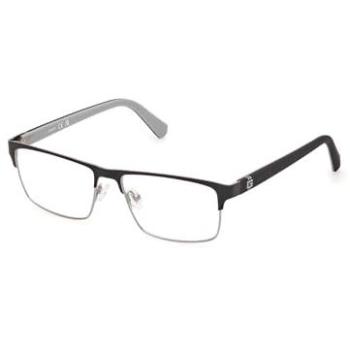 Men's Guess GU50131 Square Metal Eyewear – Classic Black