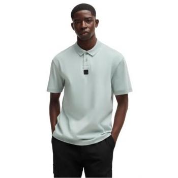 HUGO Regular Fit Poloshirt mit Label-Badge Modell 'Deabono'