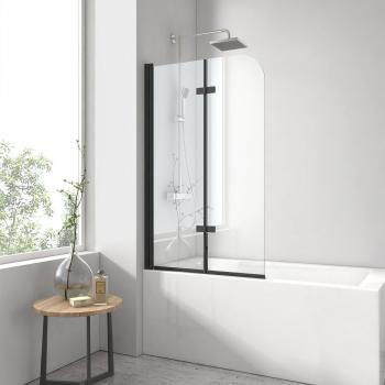 Emke Nano‑Glas Duschkabine für Badewannen – 2‑teiliger, faltbar