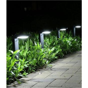 Lampione da Giardino con Pannello Solare Yh0802 - Bianco Freddo