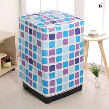 Portable Dust Cover for Washing Machine Floral Print