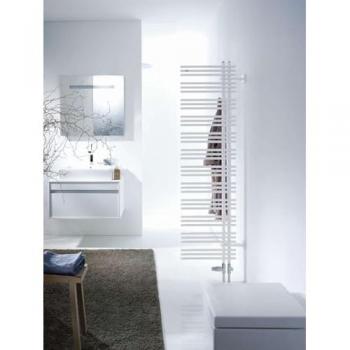 Zehnder Yucca Asym – Radiateur de bain d’angle 87 × 48 cm, droit, en chrome YAC‑090‑050