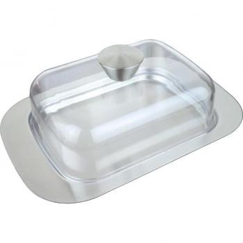 Stainless Steel Covered Butter Dish