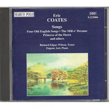 CD COATES / PONDER / EDGAR-WILSON / AS – Éditions de chansons classiques étrangères