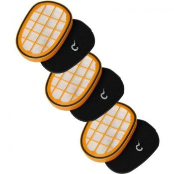 Vhbw 3-Pack Motor Filters for Philips SpeedPro Max Aqua Plus XC8347/01, XC8349