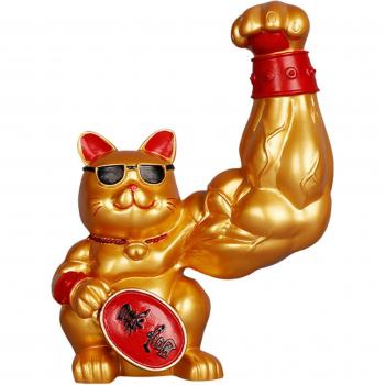 Golden Fortune Ryohin Cat Charm