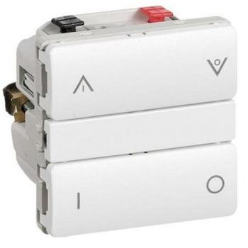Lysdaemper 250W Kombi Universale 1 Modulo IHC Wireless Fuga 230V AC Colore Bianco Domotica