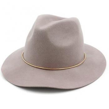 Trilby Negro Lana para Hombre y Mujer