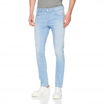 ONLY AND SONS ONSSPUN PK 8530 NOOS, TAPERED JEANS FOR MEN, BLUE