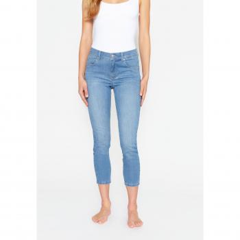 ANGELS Straight-Jeans Ornella in Ferra Blue Used, Größe 36