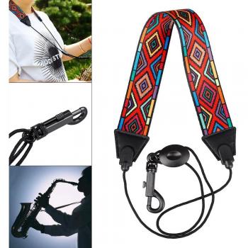 Colored Polyester Saxophone Neck Strap