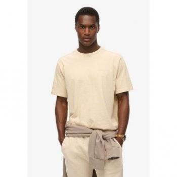 Superdry Tech‑T-Shirt, entspannter Schnitt, Tapioka-Cremeweiß-Beige, 46-48 (M)