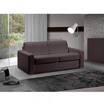 Canapé-lit 3 places Master Rapido 140 cm – Microfibre Taupe avec matelas 18 cm