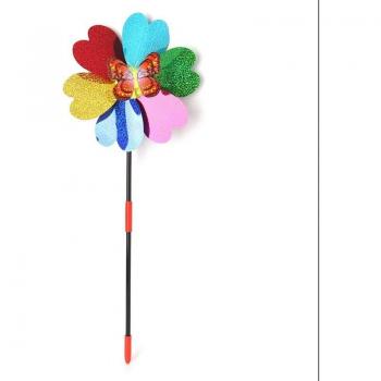 Moulin à vent coloré pour enfants décoratif