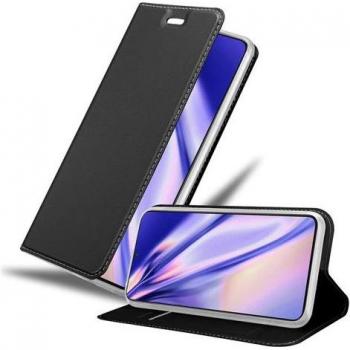 Etui Classy Noir avec Porte-Feuille, Fermeture Magnétique S21+