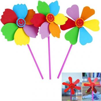 Handmade EVA Pinwheel Toy for Children