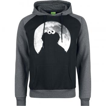 Sesame Street Hooded Sweater - Cookie Monster - Men's Black-Grey