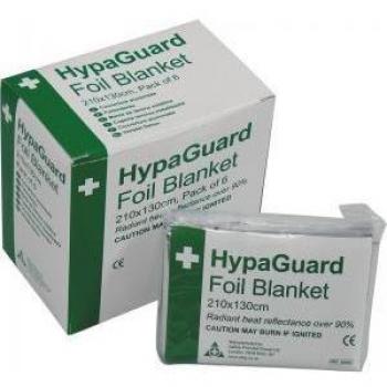 Disposable Foil Blankets Pack Of 6