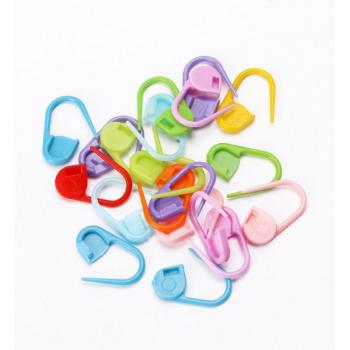 20-Piece Colorful Crochet Stitch Markers