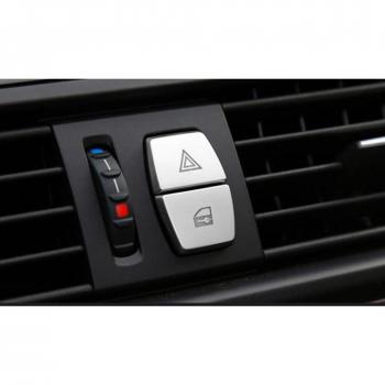 Kit de Adorno de Panel de Luz y Cubierta de Botón de Bloqueo ABS Interior para BMW 7 Series F01 F02 - 2015