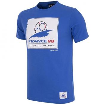 Copa Maglietta A Maniche Corte World Cup Fotball France 1998 Blu L