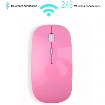 Kebidumei 2-in-1 Bluetooth 5.0 and 2.4GHz Wireless Mouse