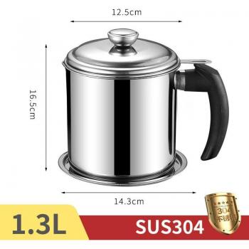 MLIA 24CM Tempura Fritteuse aus 304 Edelstahl mit Thermometer und Deckel