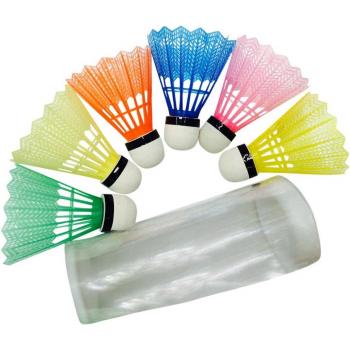 6 Pack Training Nylon Shuttlecocks for Badminton