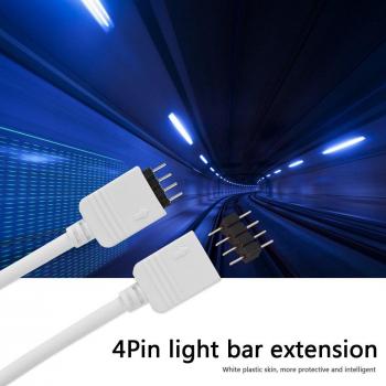 Câble d'extension RGB 4Pin pour bande lumineuse 5050/3528