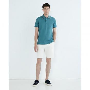 Polo Tommy Hilfiger Verde Ghiaccio Maniche Corte M