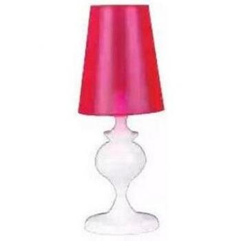 JVmoebel Tischlampe – Modernes Design Rosa Tischkronleuchte, Leuchte aus Europa