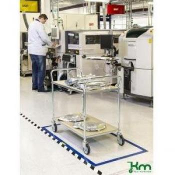 Esd Table Trolley with Shelves 940 x 1070 dimensions