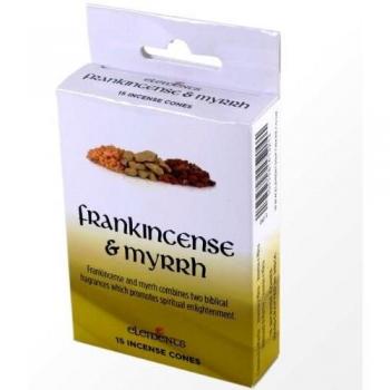 B/12 Frankincense and Myrrh Incense Cones - Sacred Scents