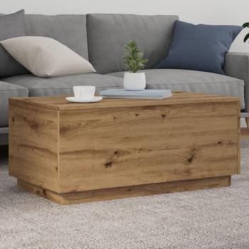 Torana - Table Basse LED en Chêne 90x50x40 cm
