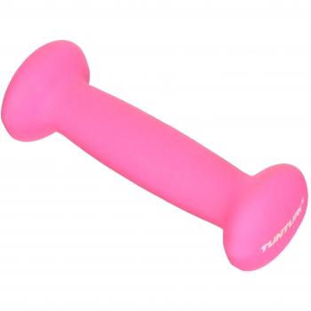 Half‑Kilo Pink Tunturi Vinyl Dumbbells Set