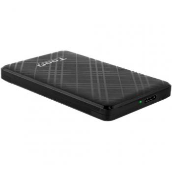 TooQ - Caja Externa para Discos de 2,5” HDD/SSD, Negro